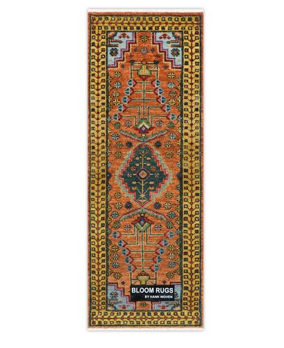 Traditional orange medallion - orange,