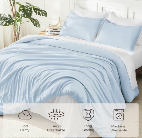 Comforter baby blue twin - blue,