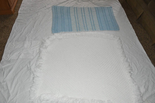 Baby blankets lap afghans - or,